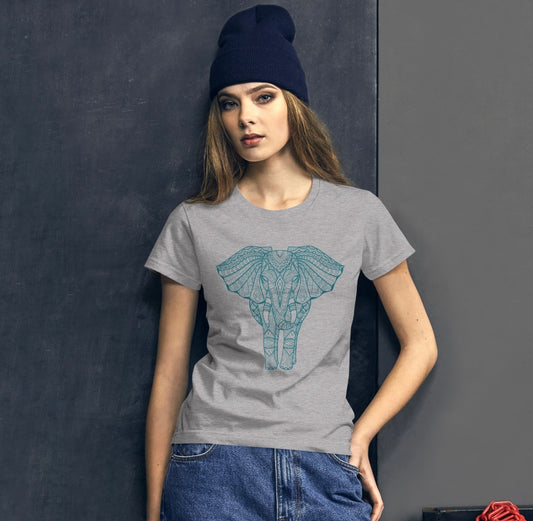 Elephant Mandala Short Sleeve T-Shirt